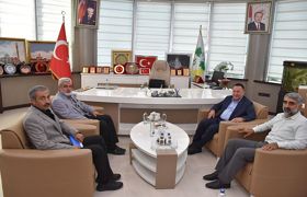 HÜDA PAR'dan Başkan Beyoğlu'na nezaket ziyareti