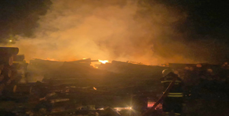 Erzincan'da Keresteciler Sitesi'nde çıkan yangın söndürüldü