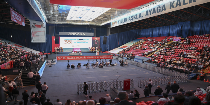 CHP Ankara İl Başkanlığının 38. Olağan Kongresi toplandı