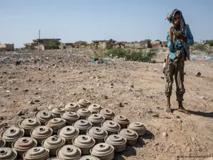 Yemen'de ağustos ayında 5 bin 110 mayın ve mühimmat temizlendi