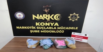 Konya'da uyuşturucu operasyonları