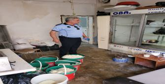 Bursa'da peynir imalathanesi mühürlendi