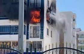 Diyarbakır'da yangın, ev kullanılamaz hale geldi