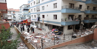 Mamak’ta binada doğal gaz patlaması 1 kişi öldü