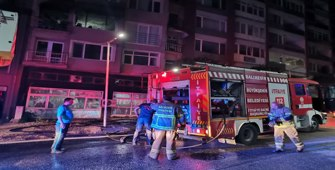 Balıkesir'de ev yangını itfaiye ekiplerince söndürüldü