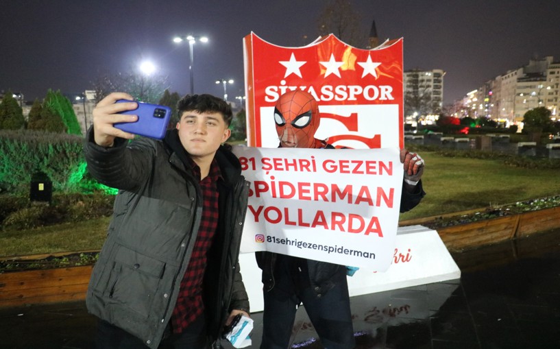 Yerli Spider-man Sivas'ın ayazına yenildi Diyarbakır'a geliyor