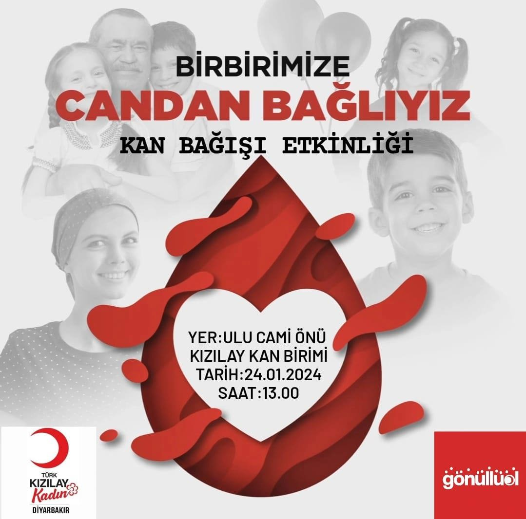 Diyarbakır Kızılay’ından Kan bağışı etkinliği 