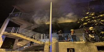 Aydın'da evde çıkan yangında 1 kişi yaralandı