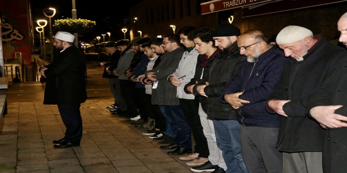 Trabzon'da Salih el-Aruri için gıyabi cenaze namazı kılındı