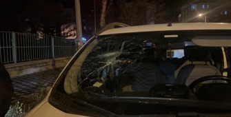 Nevşehir'de otomobil çarpması sonucu yaralanan polis hastaneye kaldırıldı