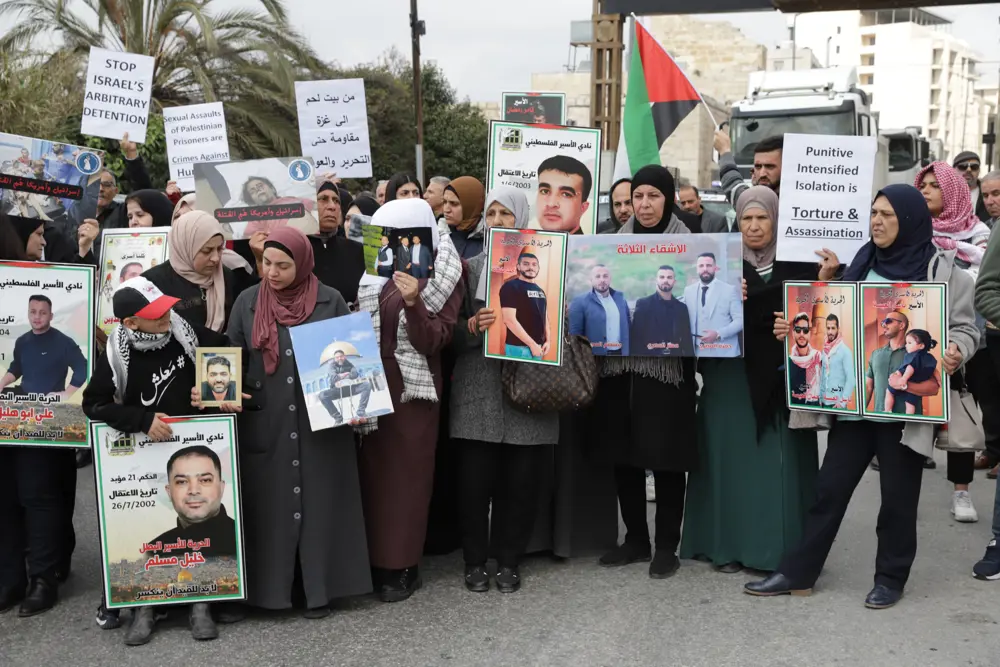 Filistinli tutuklulara Batı Şeria'dan destek 