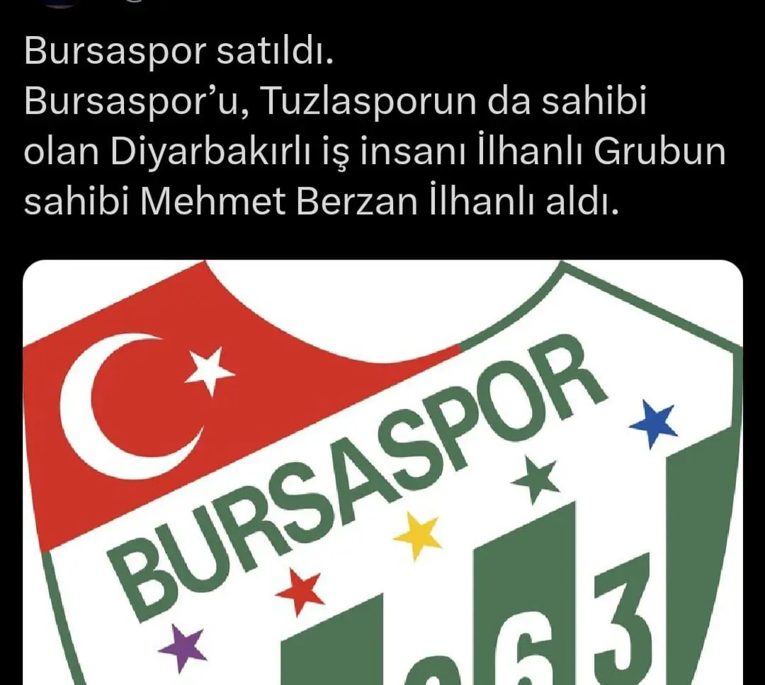 Bursaspor esprisi ciddiye alınınca