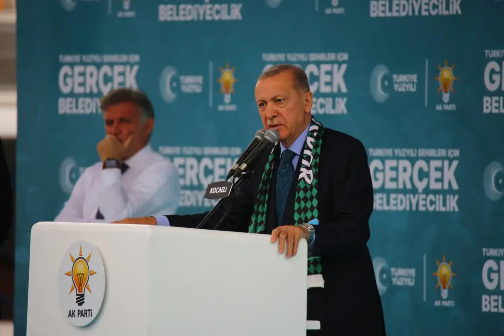 Cumhurbaşkanı dün Diyarbakır'daydı ama finali Kocaeli'de yaptı