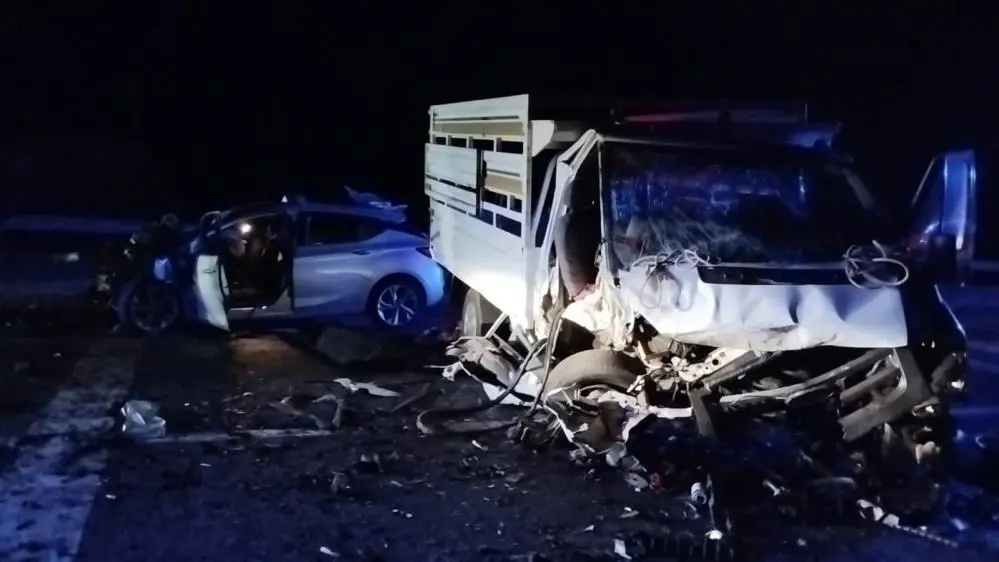 Bingöl’de korkunç trafik kazası: 2 ölü