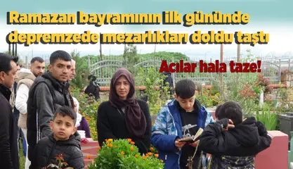 Diyarbakır'da Deprem mezarlığı doldu; acıları hala ilk gün ki gibi 