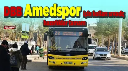 Amedspor için hazırlıklar tamam; Diyarbakırlılar maç saatini bekliyor