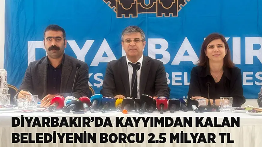 Diyarbakır’da kayyımdan kalan belediyenin borcu 2.5 milyar