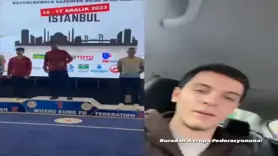 Milli sporcu Necmettin Erbakan Akyüz şampiyonluğuna gölge düşürdü!