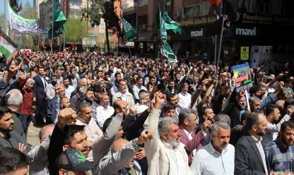 Diyarbakır'da İsrail Protestosu