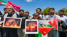 Akademisyen ve öğrencilerden İsrail'in Refah'ta Filistinlilerin kampına yönelik saldırısına tepki
