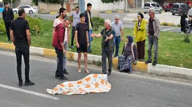 Diyarbakır Ergani'de üst geçitsiz yolda cezaevi aracı can aldı