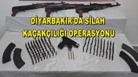 Diyarbakır'da silah kaçakçılığı operasyonu