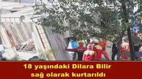 18 yaşındaki Dilara Bilir  sağ olarak kurtarıldı