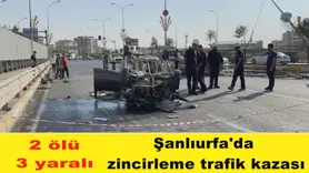 Şanlıurfa'da  zincirleme trafik kazası