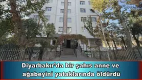 Anne ve  ağabeyini yataklarında öldürdü