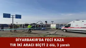 DİYARBAKIR'DA FECİ KAZA