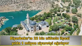 Diyarbakır'ın 22 bin nüfuslu ilçesi  yılda 1 milyon ziyaretçi ağırlıyor