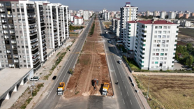 60 bin metrekarelik alanda peyzaj çalışması