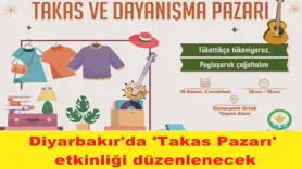 Diyarbakır'da 'Takas Pazarı' etkinliği düzenlenecek