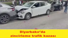 Diyarbakır'da  zincirleme trafik kazası