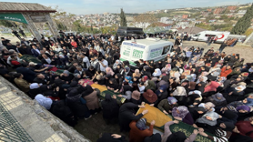 Yangında hayatını kaybedenlere son veda