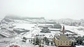 Kars ve Ardahan'da kar yağışı ile sis etkili oluyor