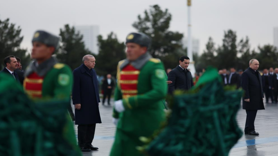 Erdoğan, Tarafsızlık Anıtı'na çelenk koyma törenine katıldı