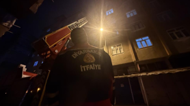 İtfaiye eve merdiven uzatarak girdi