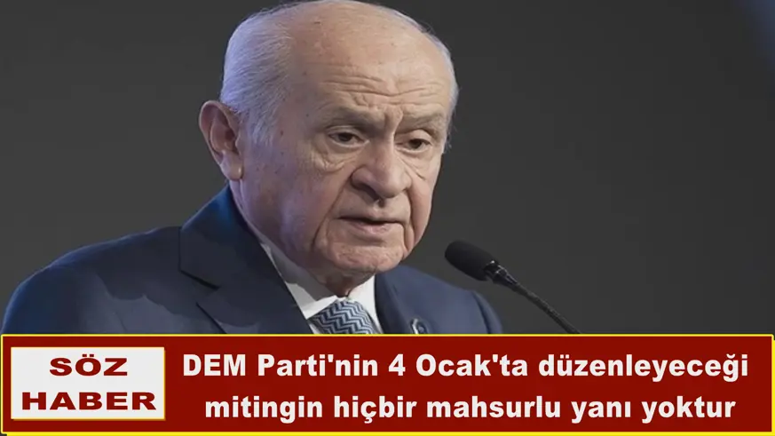 4 Ocak'ta düzenleyeceği  mitingin hiçbir mahsurlu yanı yoktur