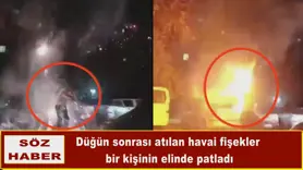 Patlattığı havai fişekler sonu oluyordu