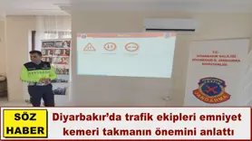 Trafik ekipleri emniyet  kemeri takmanın önemini anlattı
