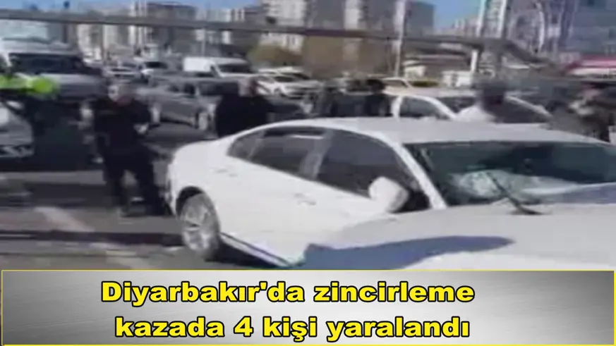 Diyarbakır'da zincirleme  kaza