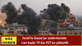 İsrail'in Gazze'ye saldırılarında can kaybı yükseldi