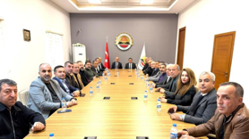 Gökduman, DESOB Başkanı Ebedinoğlu ile bir araya geldi