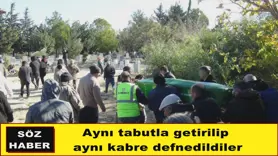 Yangında ölen 2 kardeşe acı veda