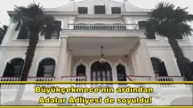 Büyükçekmece'nin ardından  Adalar Adliyesi de soyuldu!