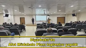Diyarbakır'da  Afet Müdahale Planı toplantısı yapıldı