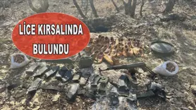 Terör örgütü PKK'ya ait araziye gömülü silah ve mühimmat ele geçirildi