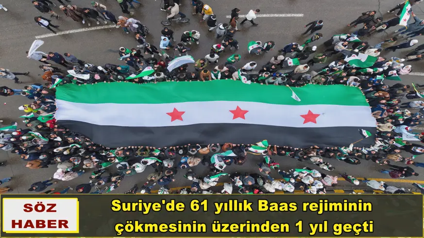 Suriye'de 61 yıllık Baas rejiminin  çökmesinin üzerinden 1 yıl geçti