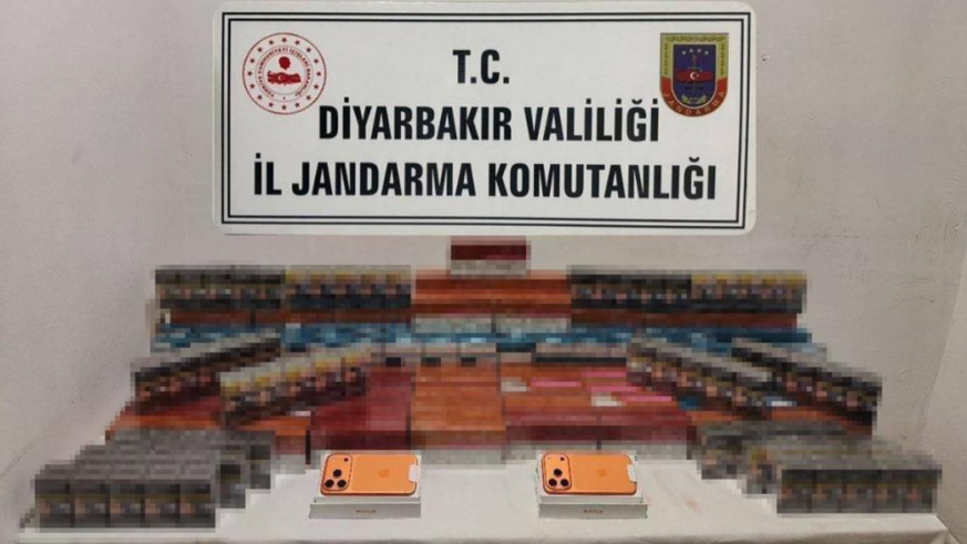 Diyarbakır’da çok sayıda gümrük kaçağı ürün ele geçirildi